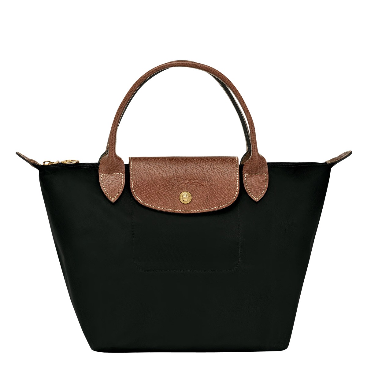 BLACK LEATHER LE PLIAGE ORIGINAL S TOTES
