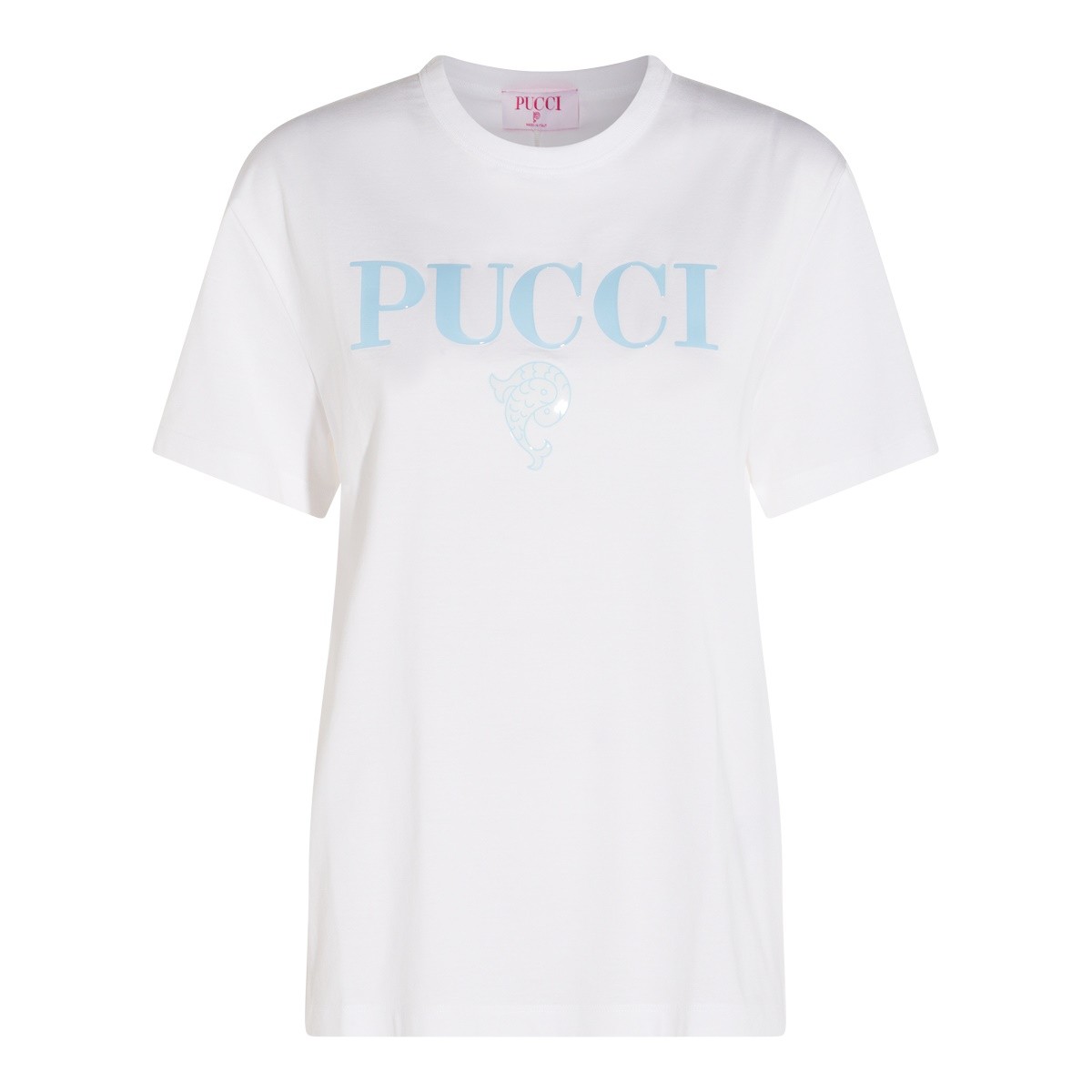 WHITE COTTON T-SHIRT
