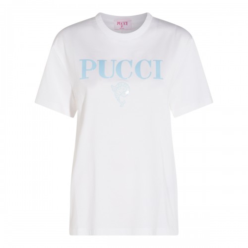 WHITE COTTON T-SHIRT