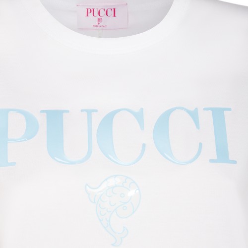 WHITE COTTON T-SHIRT