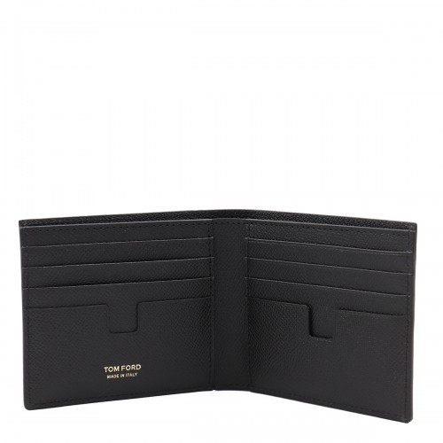 BLACK LEATHER WALLET