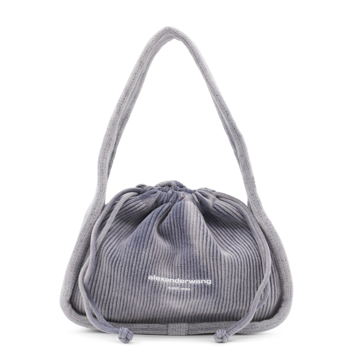 LIGHT BLUE COTTON RYAN SMALL SATCHELS