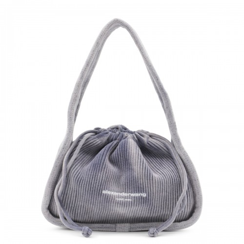 LIGHT BLUE COTTON RYAN SMALL SATCHELS