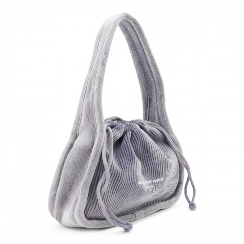 LIGHT BLUE COTTON RYAN SMALL SATCHELS