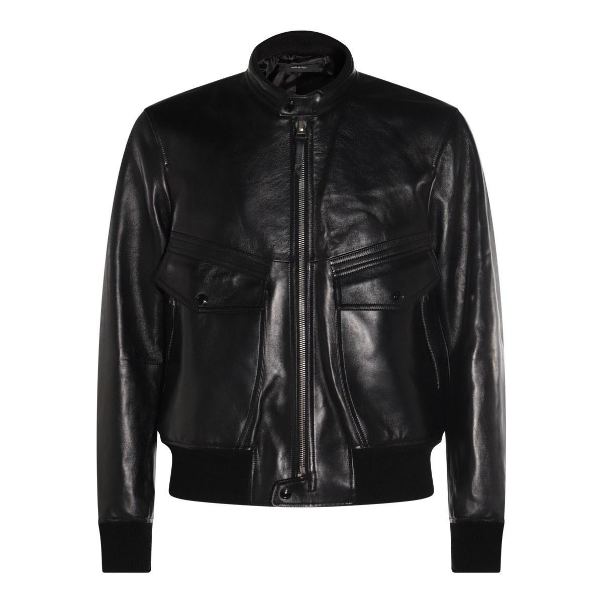 BLACK LEATHER JACKET