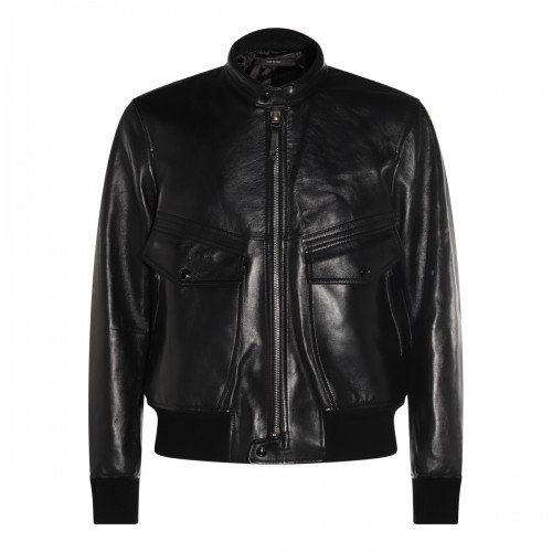 BLACK LEATHER JACKET