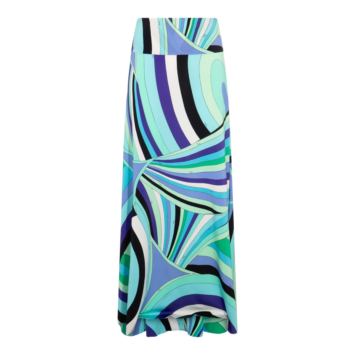 GREEN AND LILAC SKIRT
