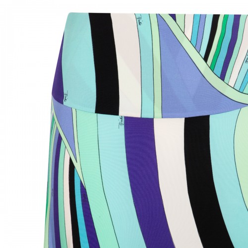 GREEN AND LILAC SKIRT
