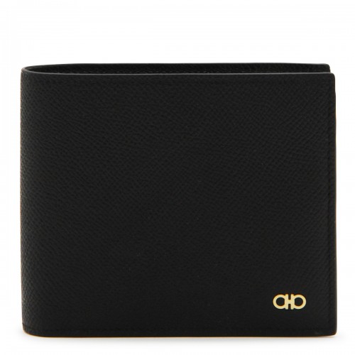 BLACK LEATHER WALLET
