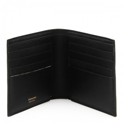 BLACK LEATHER WALLET