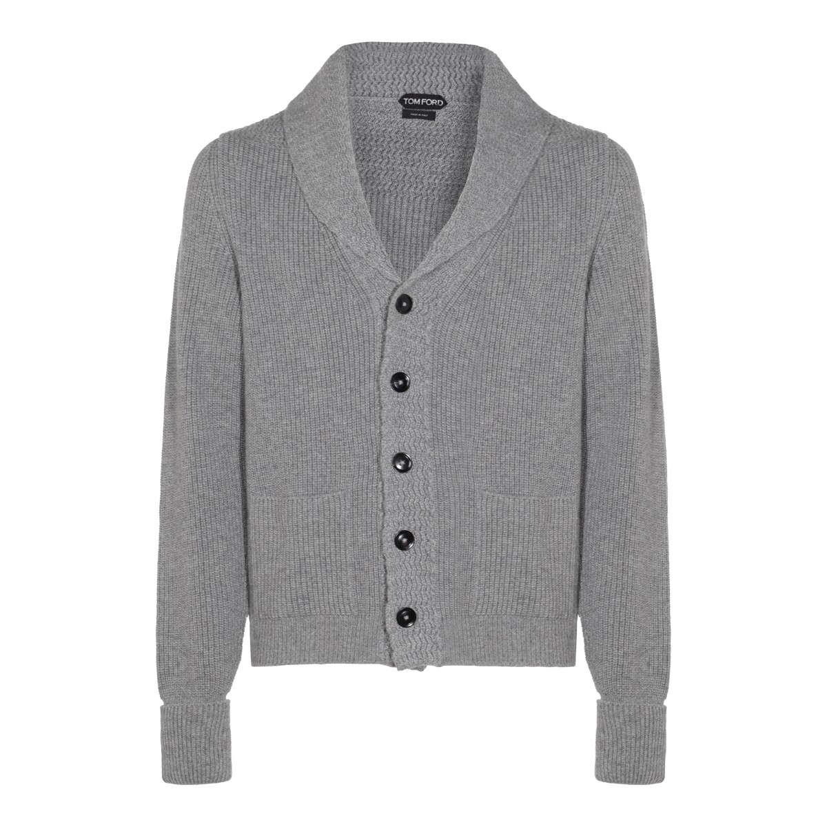 GREY WOOL KNITWEAR