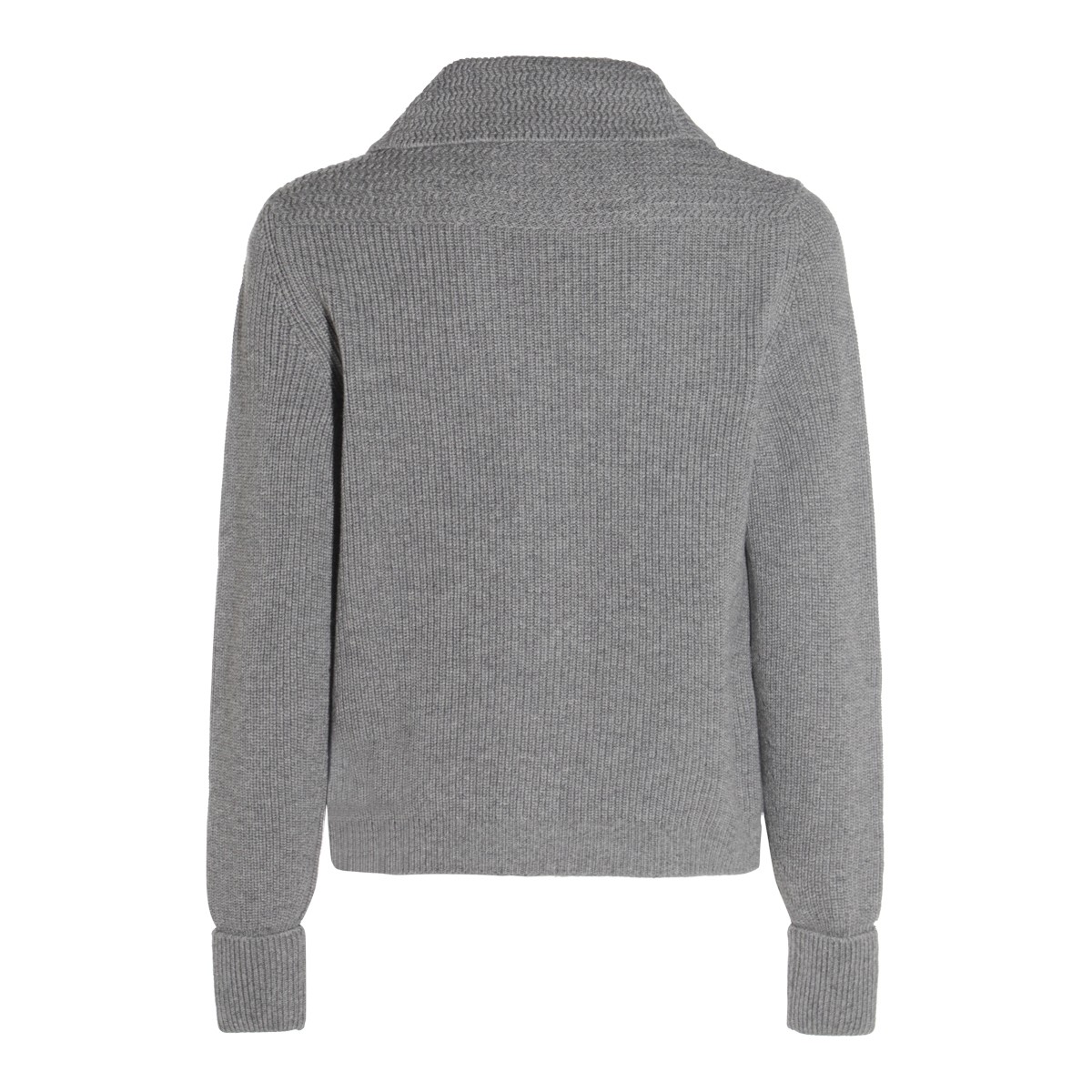 GREY WOOL KNITWEAR