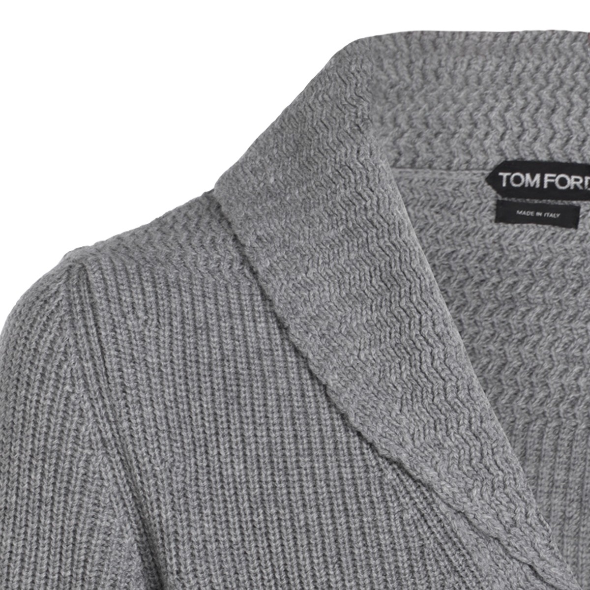 GREY WOOL KNITWEAR