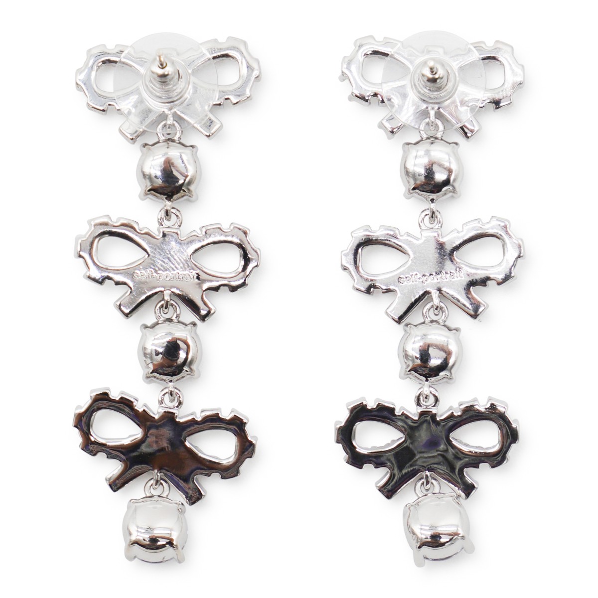 SILVER CRYSTAL EARRINGS