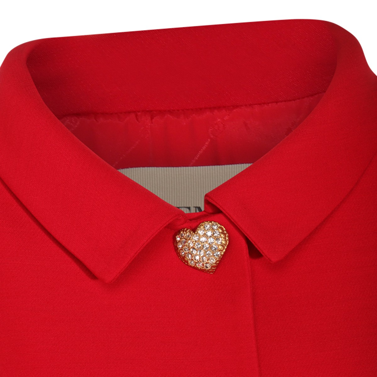 RED WOOL CASUAL JACKET