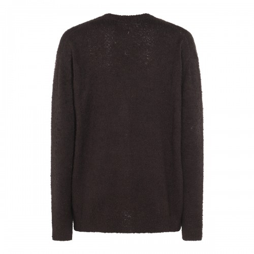 BLACK COTTON CRYSTAL KNITWEAR