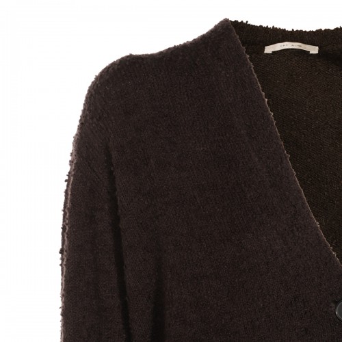 BLACK COTTON CRYSTAL KNITWEAR
