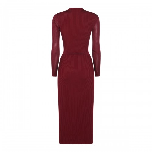 BURGUNDY DRESS