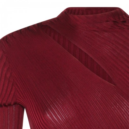 BURGUNDY DRESS