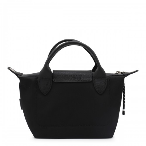BLACK LEATHER LE PLIAGE XTRA XS TOTES