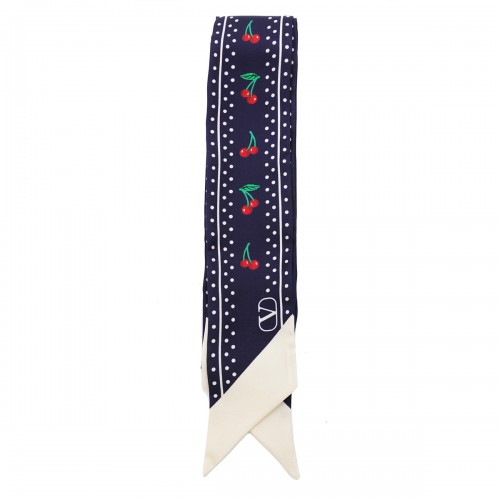 MULTICOLOR SILK PETIT CHARLES' SCARF