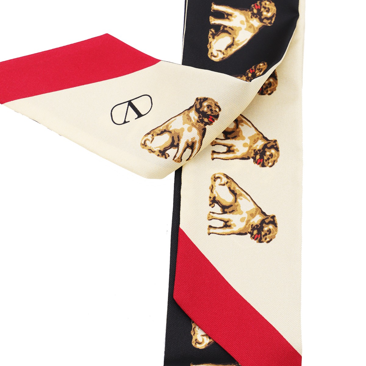 MULTICOLOR SILK PETIT CHARLES' SCARF