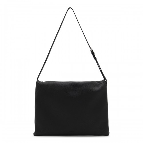 BLACK LEATHER NAN SHOULDER BAG