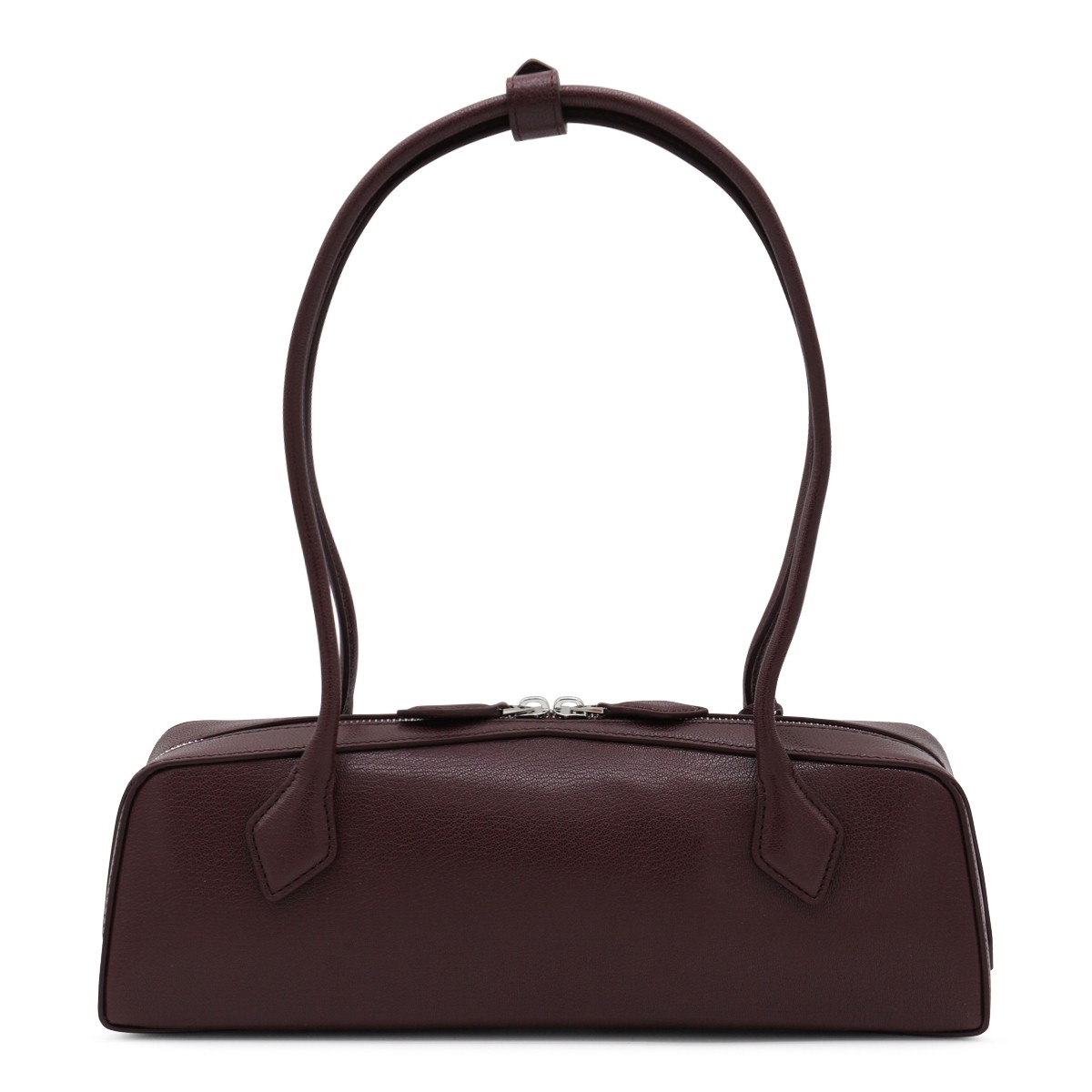 DARK RED LEATHER TECKEL MEDIUM... DARK RED LEATHER TECKEL MEDIUM...