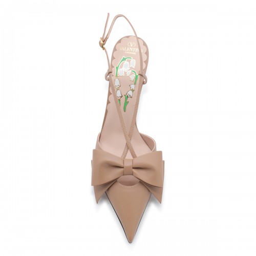LIGHT PINK LEATHER PUMPS