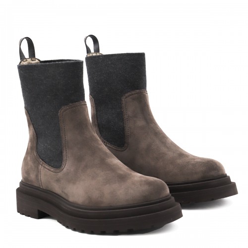 BROWN LEATHER BOOTS