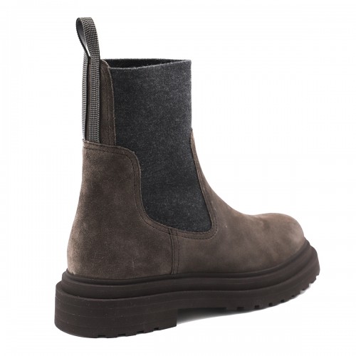 BROWN LEATHER BOOTS