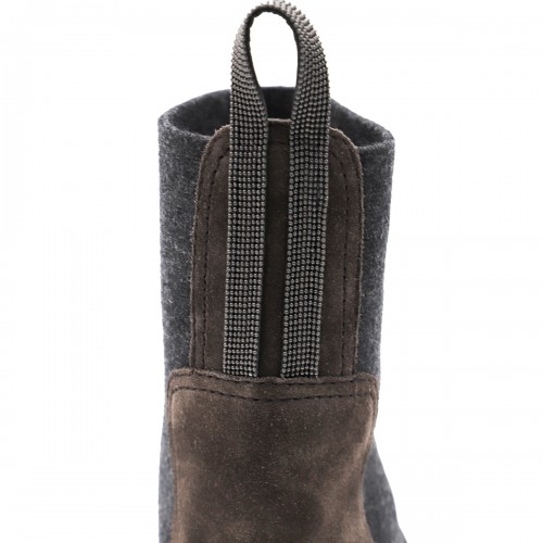 BROWN LEATHER BOOTS