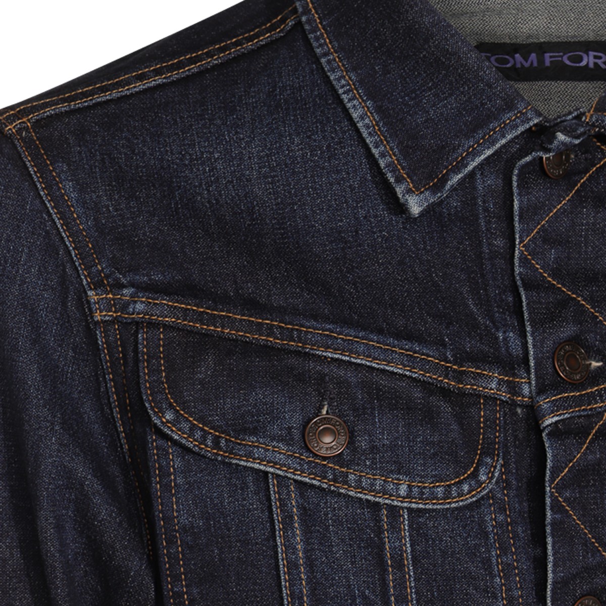 INDIGO BLUE COTTON DENIM JACKET