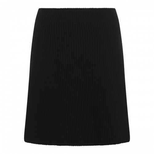 BLACK COTTON SKIRT