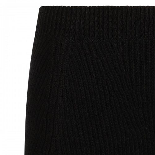 BLACK COTTON SKIRT