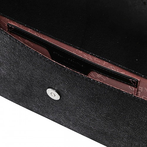 BLACK FALABELLA MINI SHOULDER BAG