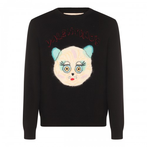 BLACK COTTON KNITWEAR