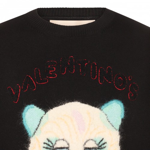 BLACK COTTON KNITWEAR