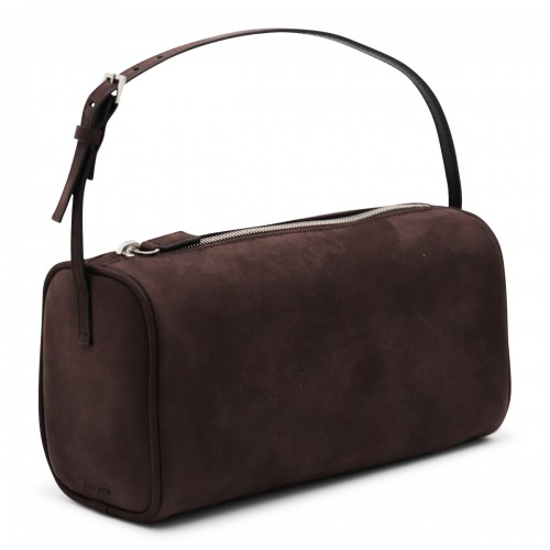DARK BROWN LEATHER 90'S TOP HANDLE BAG