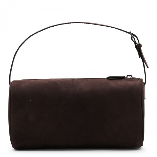DARK BROWN LEATHER 90'S TOP HANDLE BAG