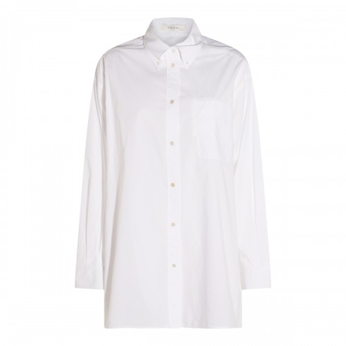 WHITE COTTON VICTORIA SHIRT
