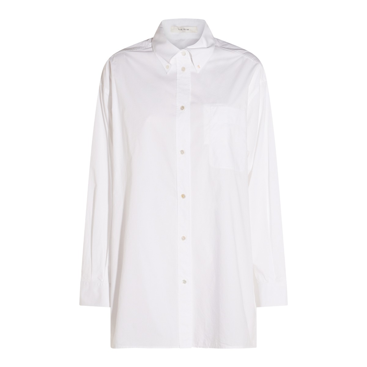 WHITE COTTON VICTORIA SHIRT