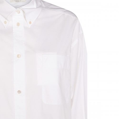 WHITE COTTON VICTORIA SHIRT