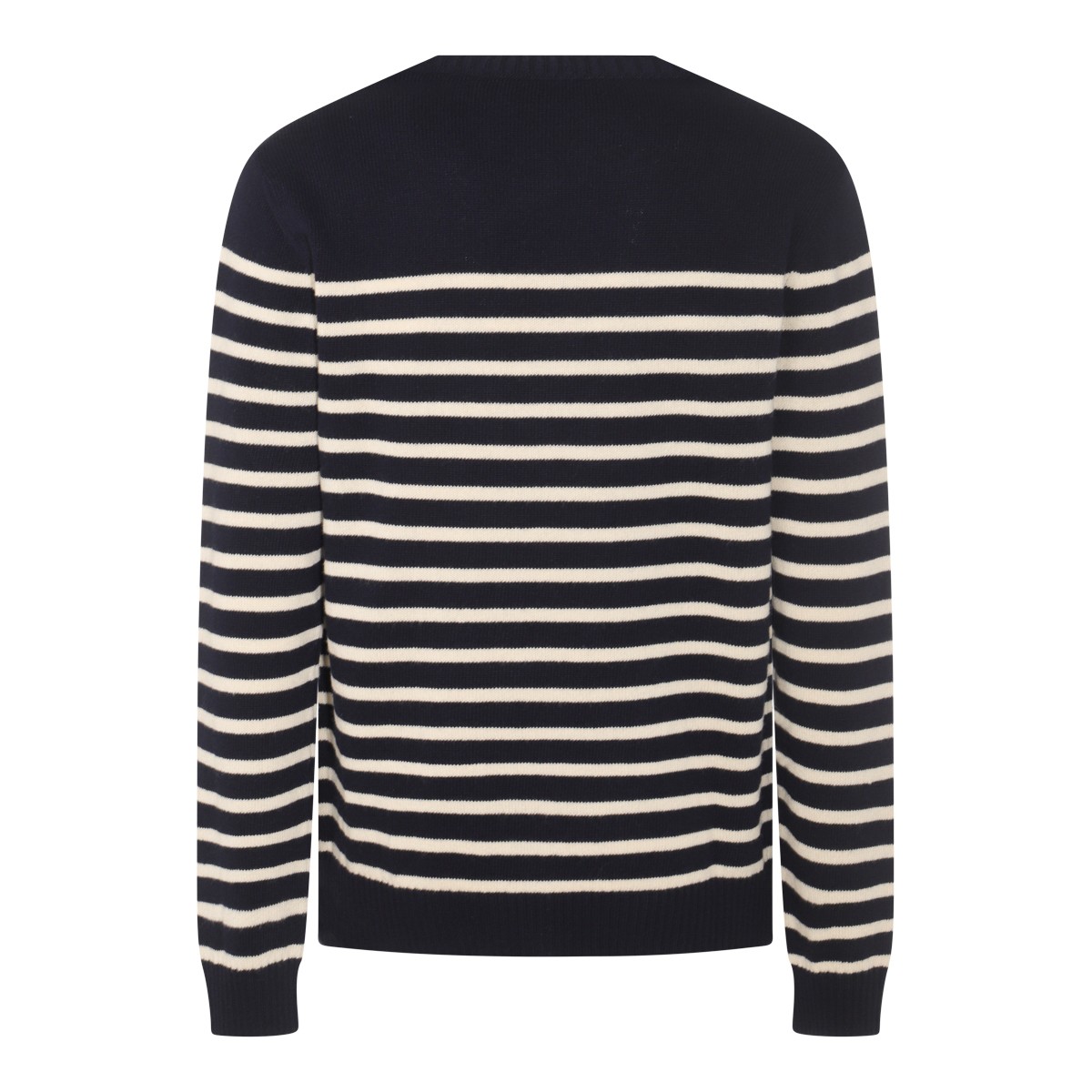 BLACK AND WHITE WOOL KNITWEAR