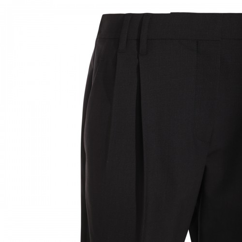 BLUE WOOL PANT