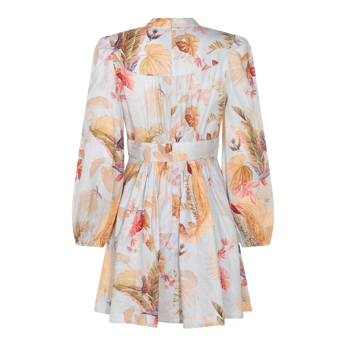 MULTICOLOR LINEN DRESS MULTICOLOR LINEN DRESS