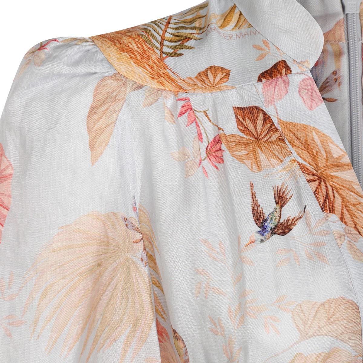 MULTICOLOR LINEN DRESS MULTICOLOR LINEN DRESS