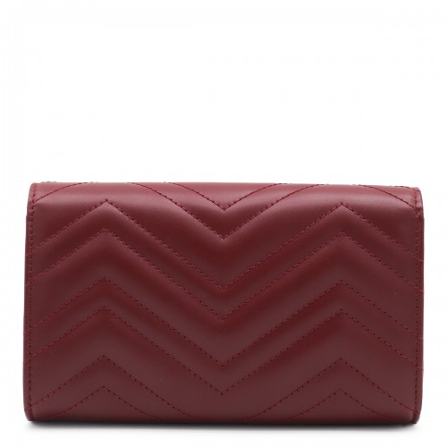 ROSSO ANCORA LEATHER GG MARMONT WALLET