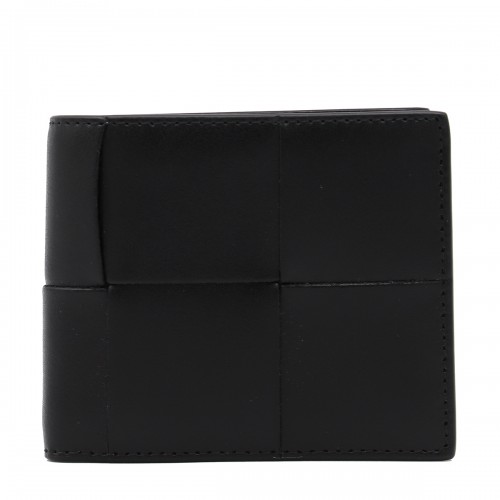 BLACK LEATHER WALLET