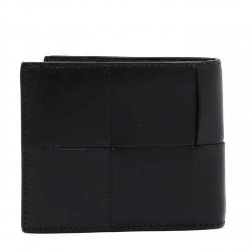 BLACK LEATHER WALLET